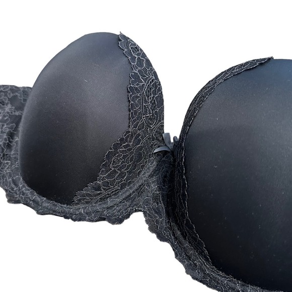 Victorias Secret Dream Angels Multi Way Bra Light Padding Wired Lace Black 34DDD - Picture 4 of 9